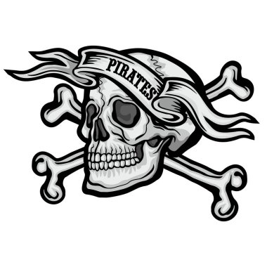 Kafatası ile gotik tabela, grunge vintage tasarım tişörtler