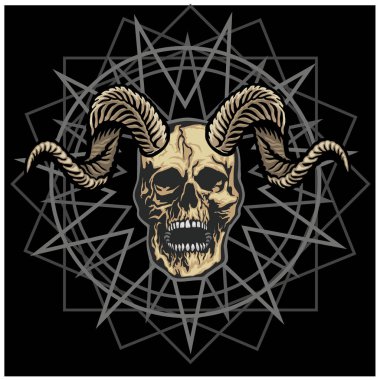 Kafatası ile gotik tabela, grunge vintage tasarım tişörtler