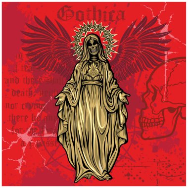 Kutsal Ölüm, Ölüler Günü, iskelet, eski moda tişörtler.