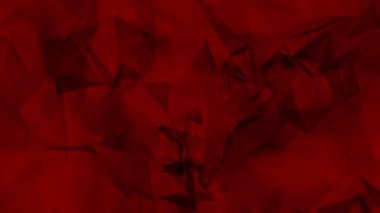 Soyut çokgen animasyonu çok renkli desen 4K pürüzsüz kavram