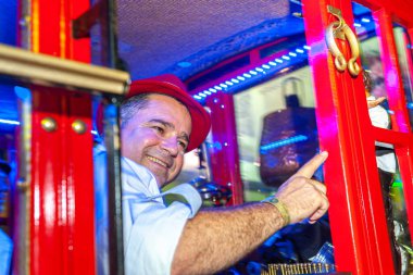 Blumenau, Santa Catarina, Brezilya: 10 Ekim 2021: Oktoberfest açılış töreni Blumenau, Santa Catarina.