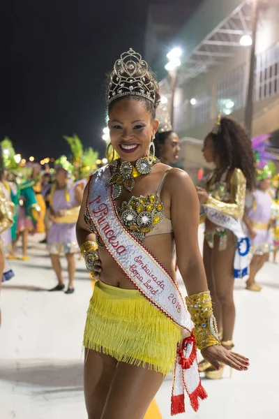 Florianpolis Santa Catarina Brazílie Února 2018 Nakažlivá Radost Členů Bubnů — Stock fotografie