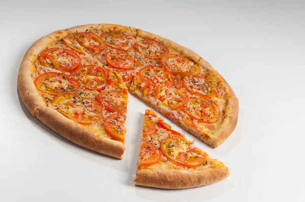 Pizza One Most Consumed Foods World Due Large Number Varieties — Stock Photo, Image