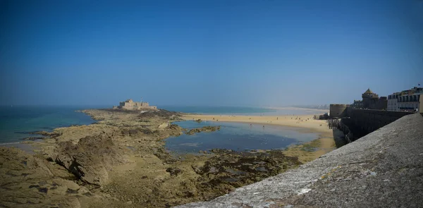Uitzicht Nationaal Fort Stad Van Sint Malo Bretagne — Stockfoto