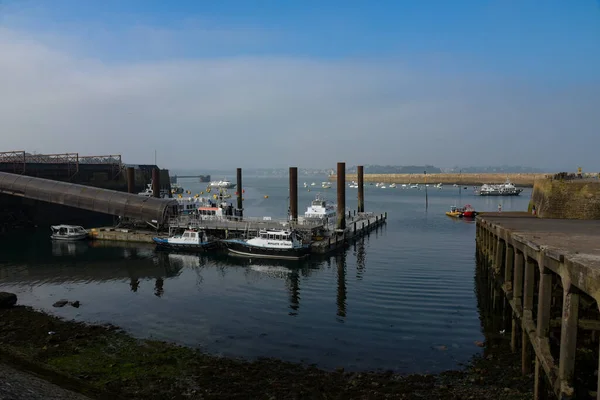 Malo Francja Październik 2021 Widok Port Malo Wybrzeżu Zbroi Bretanii — Zdjęcie stockowe