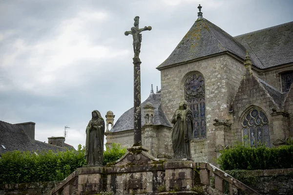 Vista Sul Recinto Parrocchiale San Thegonnec Finistere Britannia — Foto Stock