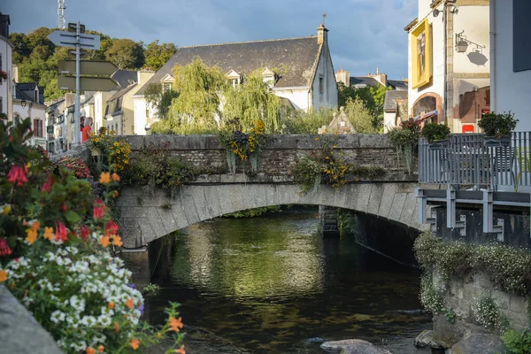 View Village Pont Aven Finistere Brittany — Stock Photo, Image