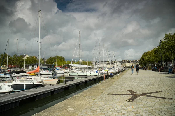 Uitzicht Haven Van Vannes Morbihan — Stockfoto