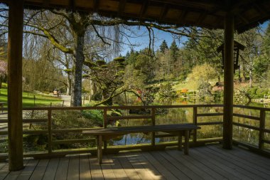 Maulevrier 'in doğu parkındaki güzel manzara