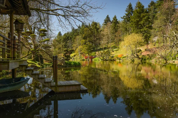 Maulevrier 'in doğu parkındaki güzel manzara