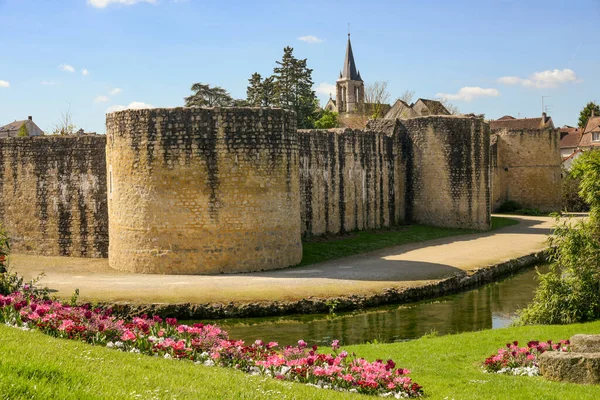 Вид Замок Бри Конт Робер Ракушки Франции — стоковое фото