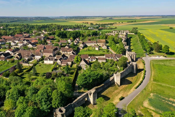 View Medieval City Provins Seine Marne France Which Belongs Unesco — Foto de Stock