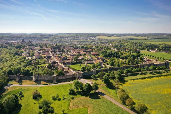 View Medieval City Provins Seine Marne France Which Belongs Unesco — Foto de Stock
