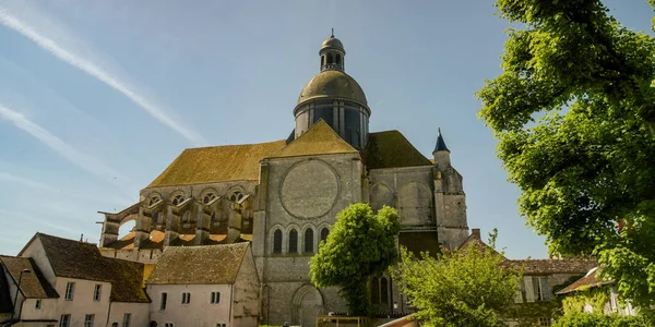 View Church Saint Quiriace Medieval City Provins Which Owned Unesco — ストック写真