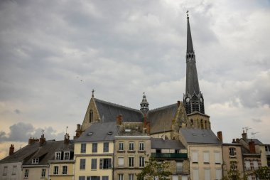 view in the church of Pithiviers in Loiret in France