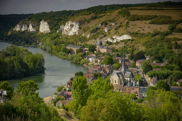 Landscape Photography City Andelys Normandy France — стоковое фото