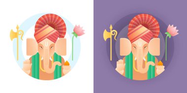 Lord Ganesha, Ganesh Chaturthi vektör çizimi