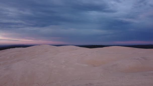4k Drohnenaufnahme der Dune du Pilat, der größten Sanddüne Europas — Stockvideo