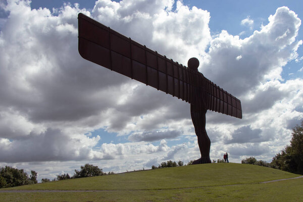 The Angel of the North is a contemporary sculpture by Antony Gormley, located in Gateshead, Tyne and Wear, England, built in 1996 and the largest angel statue in the world.