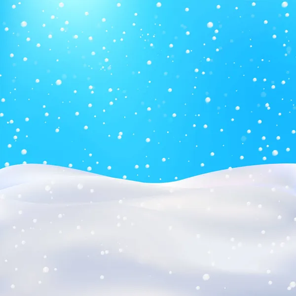 Kerst Winter Achtergrond Snowy Gelukkig Nieuwjaar Achtergrond Geweldige Vakantie Wallpaper — Stockvector