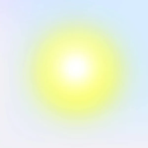 Słońce Niebie Jasnym Efektem Blaskiem Wektor Jasne Słońce — Wektor stockowy