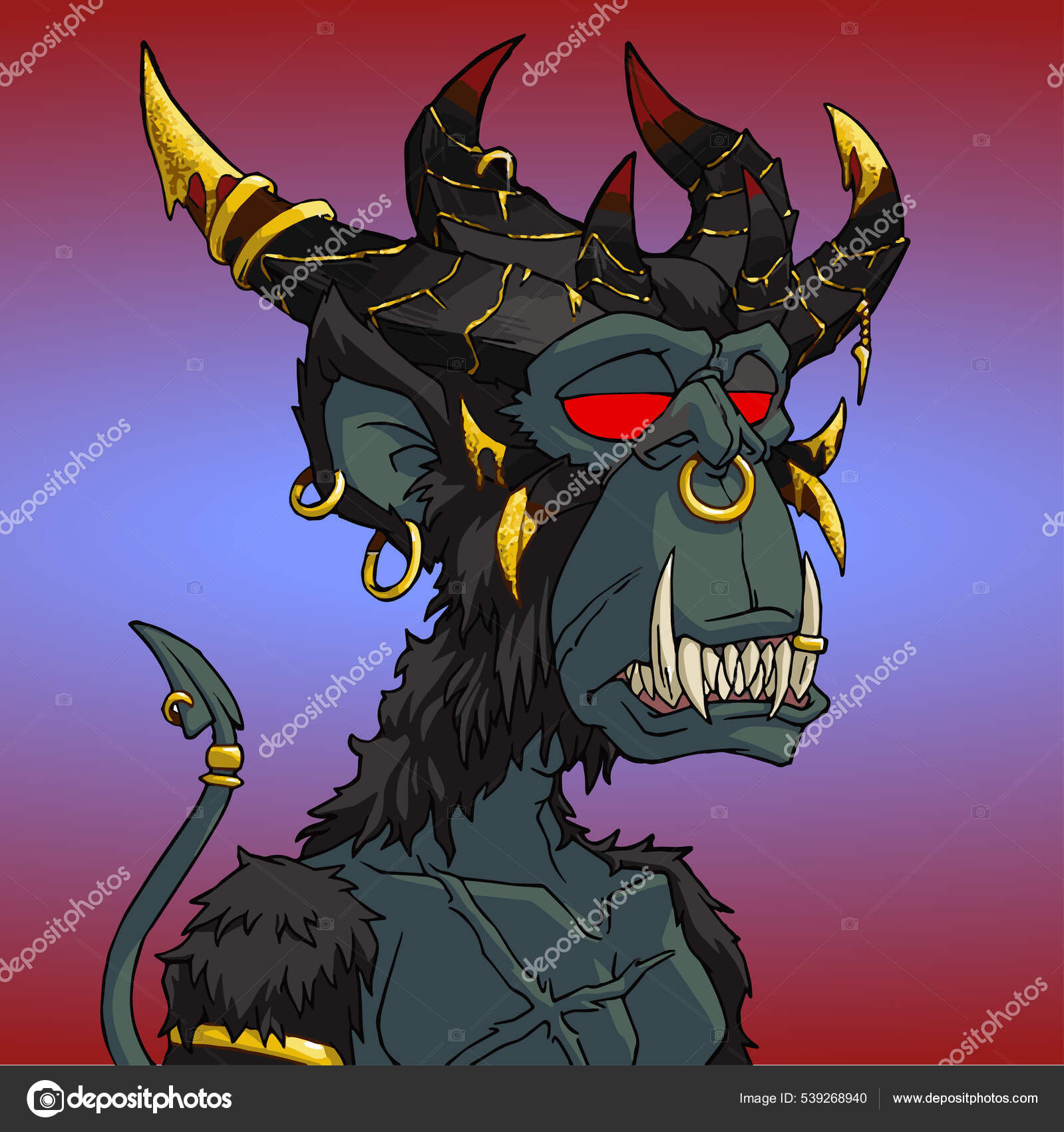 Evil Demon Animated Wallpaper  on