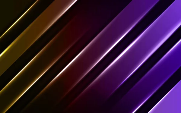 Abstract Futuristic Diagonal Shine Lines Neon Effect Background — Vetor de Stock