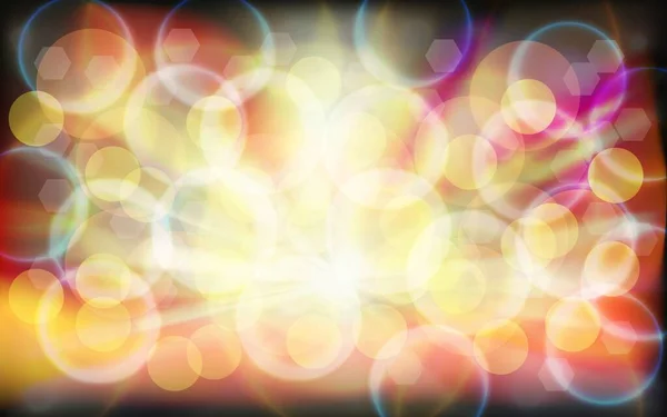 Colorful Background Light Rays Bokeh Effect Abstract Blurred Gradient Backdrop —  Vetores de Stock