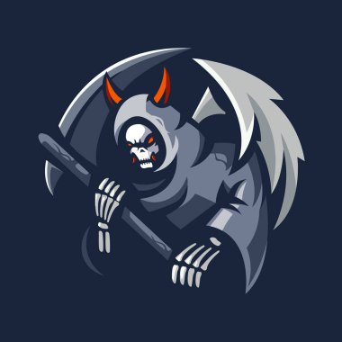 Azrail 'in ölüm tırpanı taşıdığı tasviri