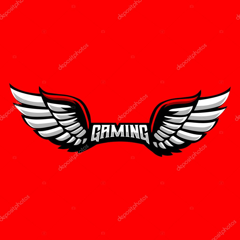 Wings Gaming Logo for Sport esport gaming and team