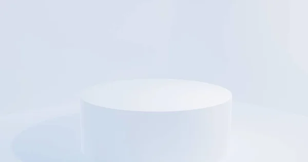 โปเด ยมส ขาว การแสดงผล — ภาพถ่ายสต็อก