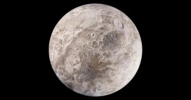 Ceres gezegeni uzayda. 3d oluşturma.