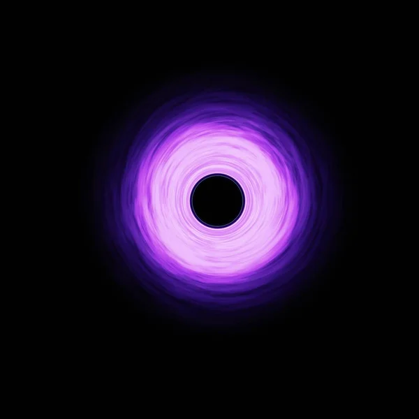 Purple Trous Noirs Rendu Mystérieuse Dimension Vortex — Photo