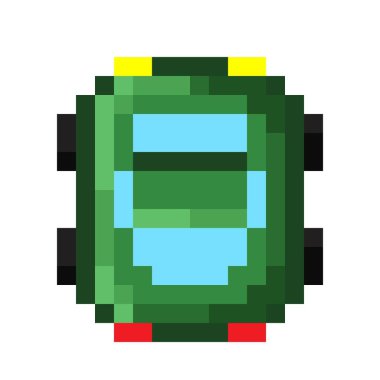 Yarış arabası pikseli sanatı. Vektör illüstrasyonu.