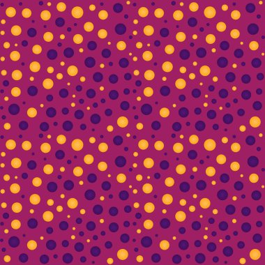 Renkli daireler, cadılar bayramı geçmişi. Vektör çizimi. Paket kağıdı.