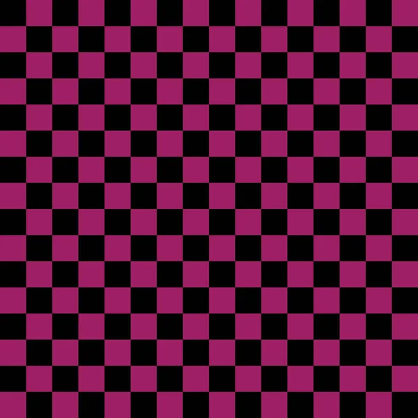 Purple Black Checkerboard Seamless Pattern Background Vector Illustration — стоковый вектор