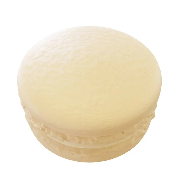 Cream Macaron Top View Picture Rendering — Stock fotografie