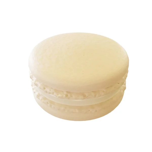 Cream Macaron Picture Rendering — стоковое фото