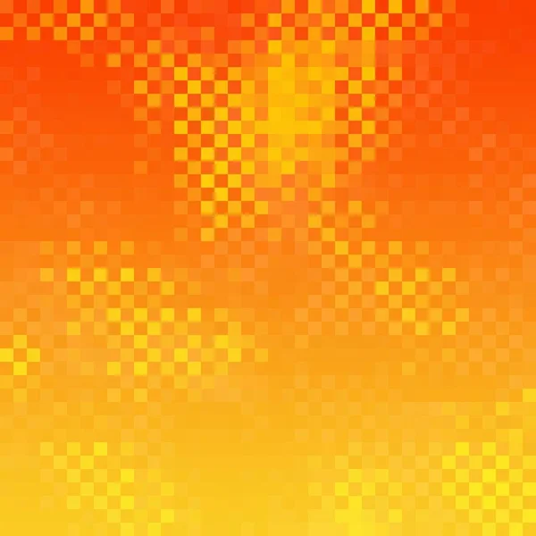 Abstract Yellow Orange Transparent Mosaic Style Background Vector Illustration — Vector de stock