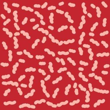 Bağırsak ya da solucan deseni. Vektör illüstrasyonu.