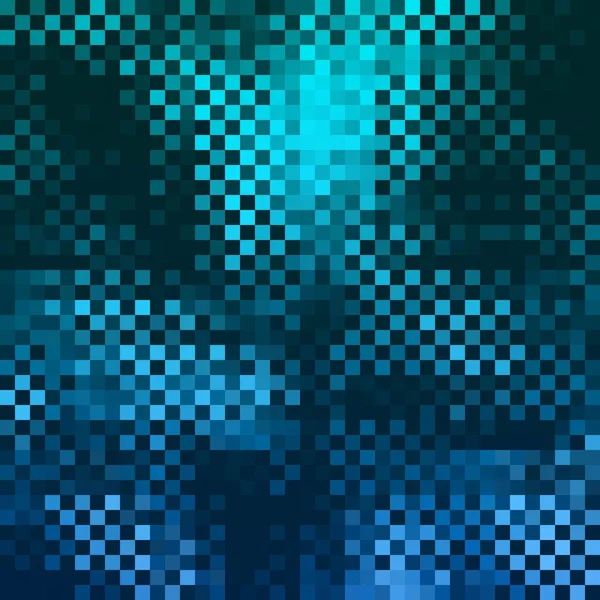 Abstract Blue Transparent Mosaic Style Background Vector Illustration — Vector de stock