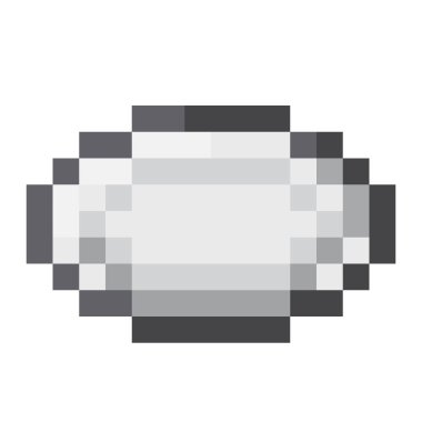 Boş plaka pikseli. Vektör illüstrasyonu.