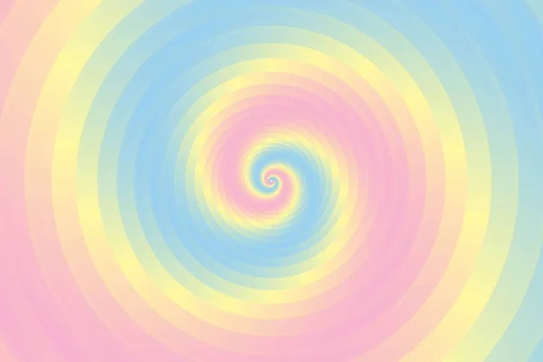 摘要彩色螺旋形或涡旋3D型Fibonacci螺旋形背景 矢量说明 — 图库矢量图片