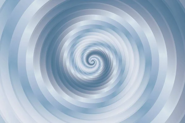 摘要灰色和蓝色钢表面螺旋形或涡旋3D型菲波那契螺旋形背景 矢量说明 — 图库矢量图片