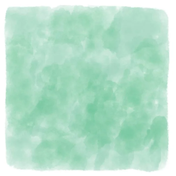 Green Pastel Watercolor Sky Texture Background — 스톡 사진