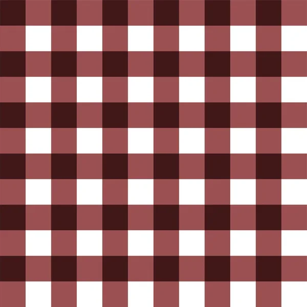 Brown White Plaid Seamless Pattern Background Vector Illustration — Image vectorielle