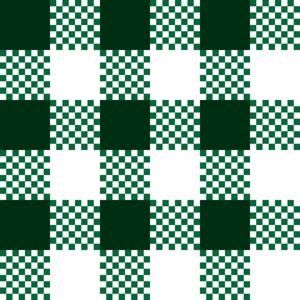 Ilustração em vetor fundo preto e branco xadrez sem costura padrão