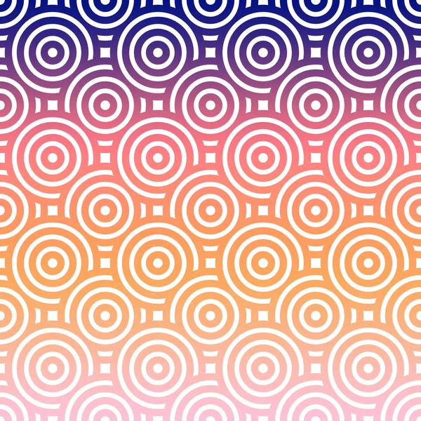 Overlapping Circles Pattern Abstract Background — Fotografia de Stock