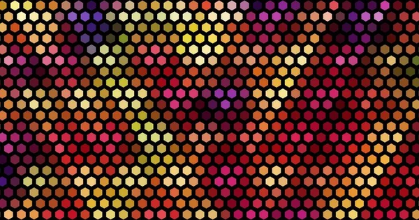 Renkli soyut geometrik mozaik altıgen arkaplan.