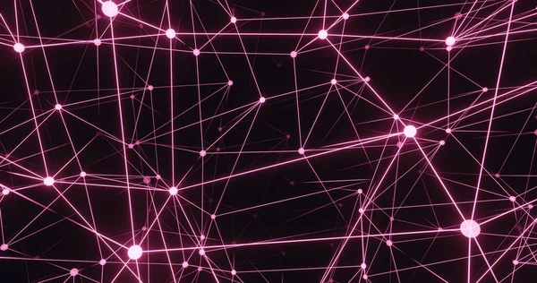 Pembe kablo, bilim kurgu teknolojisi geçmişi. 3d oluşturma.